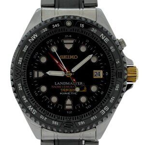 Seiko Kinetic 41mm Land Master Naomi Uemura Ceramic Titanium Watch